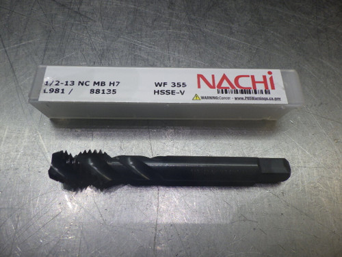 NACHI 1/2-13NCMBH7 WF355 4 Flute HSS Spiral Flute Tap 88135 (LOC1077A)