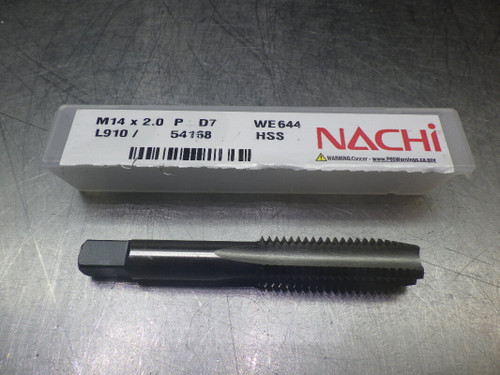 NACHI M14x2.0PD7 WE644 4 Flute HSS Hand Tap 54168 (LOC1077A)