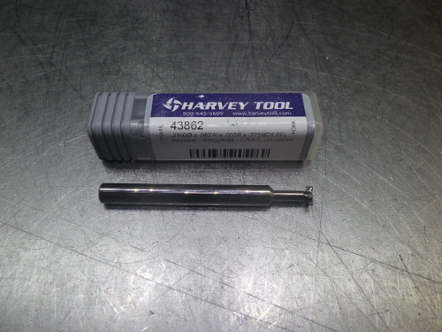 Harvey Tools 1/4"  6 Flute Carbide Keyseat Cutter 1/4" Shank 43862 (LOC1171A)