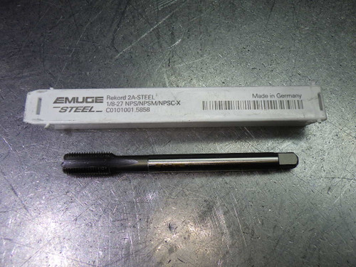 Emuge 1/8"-27 4 Flute HSS-E NPSM Taper Pipe Tap C0101001.5858 (LOC3476)