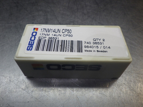 SECO Carbide Threadmill Inserts QTY2 17NM14UN CP50 (LOC1171A)