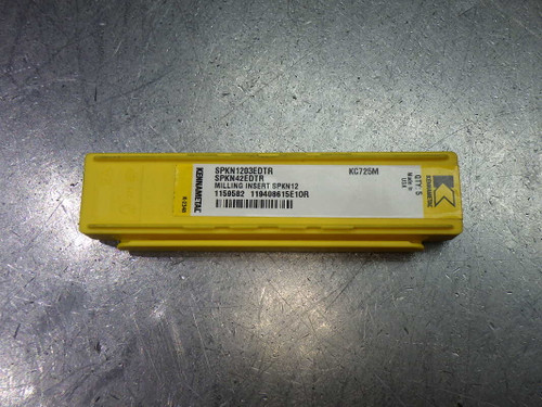 Kennametal Carbide Inserts QTY5 SPKN42EDTR/SPKN1203EDTR KC725M (LOC1147A)