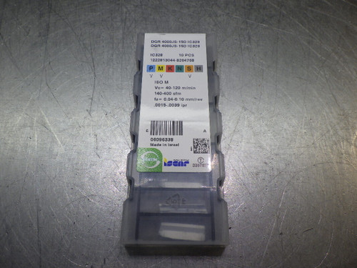ISCAR Carbide Inserts QTY10 DGR4000JS-15D IC328 (LOC419)