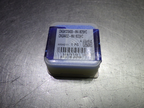 ISCAR 4 Sided CBN Tipped Inserts QTY2 CNGA432M4/CNGA120408-M4 IB25HC (LOC3640)