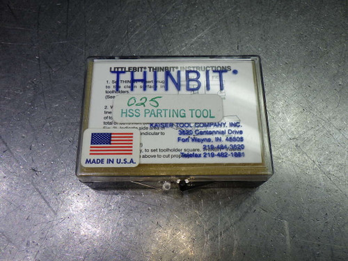 Kaiser ThinBit HSS Grooving/Parting Inserts QTY4 SPT025HS (LOC1874B)
