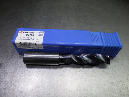 Kyocera 41/64" 2 Flute 3xD Carbide Drill 3/4" Shank 51786 (LOC672)