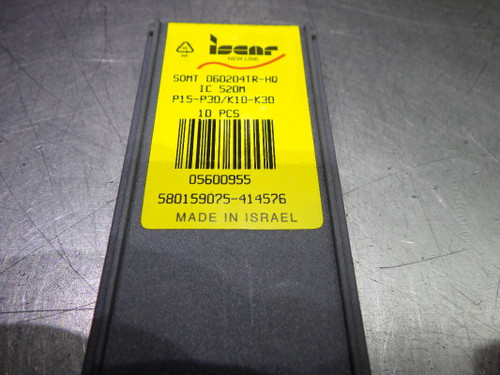 ISCAR Carbide Inserts QTY10 SOMT 060204TR-HQ520M IC520M (LOC26)