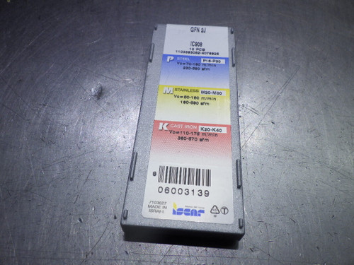 ISCAR Carbide Inserts QTY10 GFN2J IC908 (LOC113A)