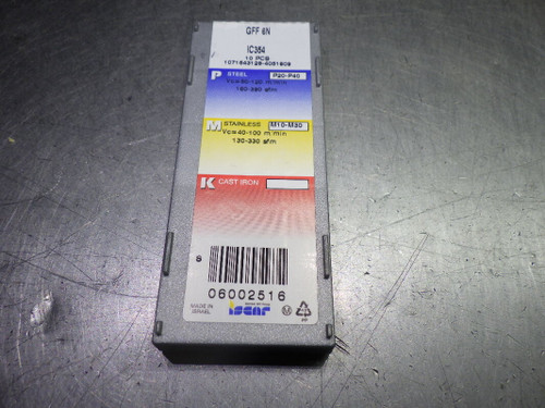 ISCAR Carbide Inserts QTY10 GFF6N IC354 (LOC113A)