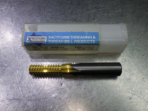 XactForm .437" 11UN 5 Flute Carbide Thread Mill 1/2" Shank 70126 (LOC648B)