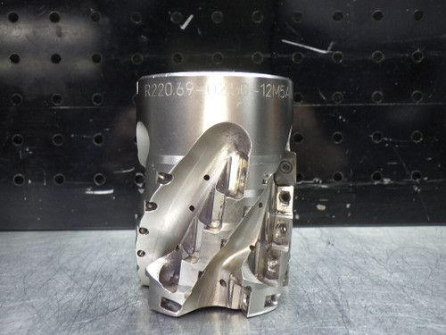 SECO 2.5" 5 Flute Coolant Thru Milling Cutter 1" Arbor R220.69-02.50-12M5AN (LOC297)