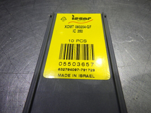 ISCAR Carbide Inserts QTY2 XOMT060204-GF IC350 (LOC1015A)