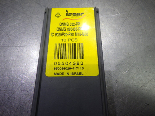 ISCAR Carbide Inserts QTY10 QNMG332-PP / QNMG090408-PP IC9025  (LOC1020A)