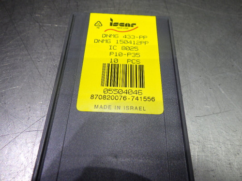 ISCAR Carbide Inserts QTY10 DNMG433-PP / DNMG150412PP IC8025 (LOC826)