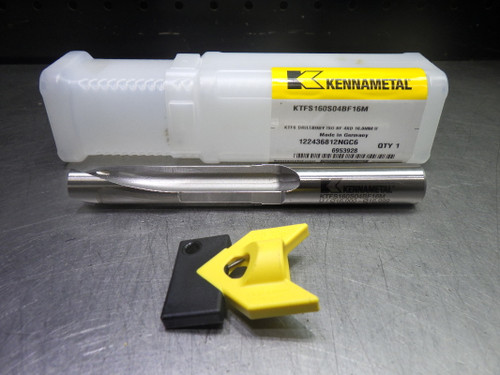 Kennametal 19/32" Coolant Thru Drill Body 39/64" Shank KTFS160S04BF16M (LOC1490)