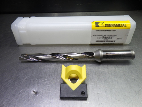 Kennametal .512" Coolant Thru 8xD Drill 5/8" Shank KTFS0512R08SCF063 (LOC1490)
