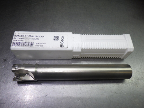 SECO 1-1/4" Indexable Endmill 1" Shank R217.69-01.25-0-18-3LAN (LOC1168B)