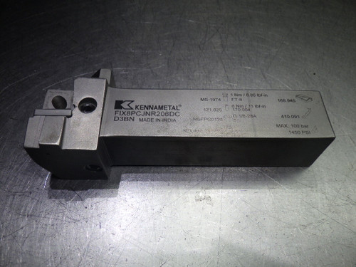 Kennametal 1.25" x 1.25" Coolant Thru Lathe Toolholder FIX8PCJNR206DC (LOC2849B)