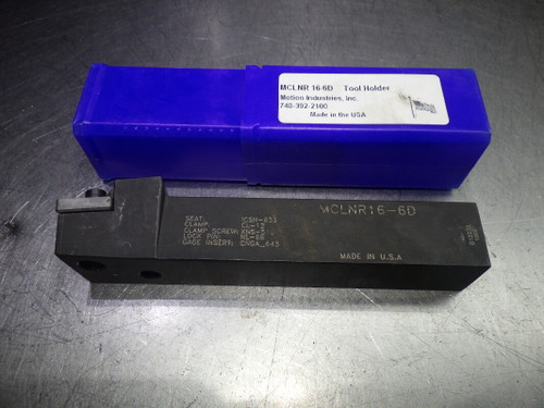 Motion Industries Inc. 1" x 1" Indexable Lathe Toolholder MCLNR16-6D (LOC2849B)