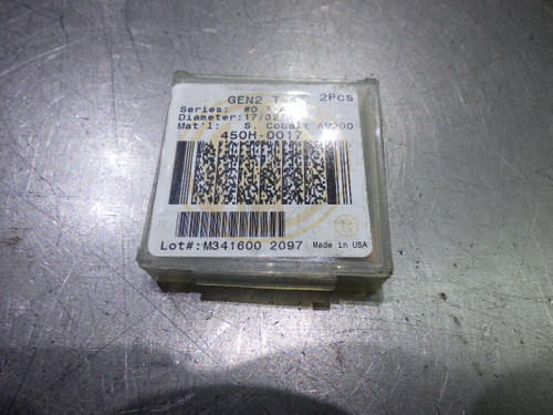 AMEC #0 GEN2 T-A SC AM200 17/32in Spade Drill Inserts QTY2 450-0017 (LOC206)