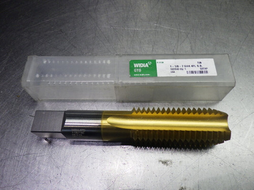 Widia 1-1/8-7 GH4 HSS 4 Flute Straight Tap 1027043 (LOC28A)