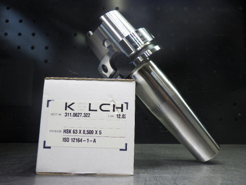KELCH HSK63 1/2" Shrink Fit Tool Holder 5" Pro HSK63X0,500x5 (LOC1308B)