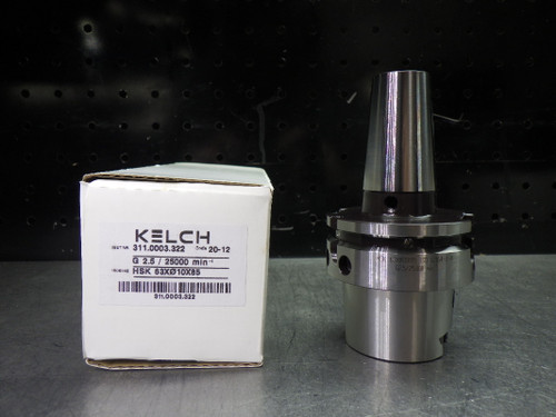 Kelch HSK63A 10mm Shrink Fit Tool Holder 85mm Pro HSK63x10x85 (LOC1494)