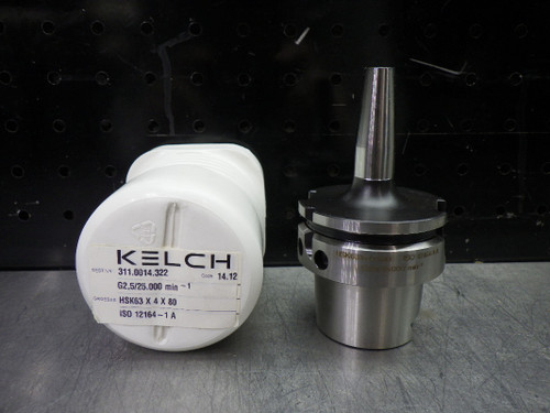Kelch HSK63A 4mm Shrink Fit Tool Holder 80mm Pro HSK63x4x80 (LOC380)