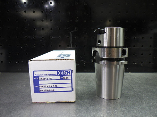 Kelch HSK63A 1" Shrink Fit Tool Holder 3.38" Pro HSK63x1x3.38 (LOC380)