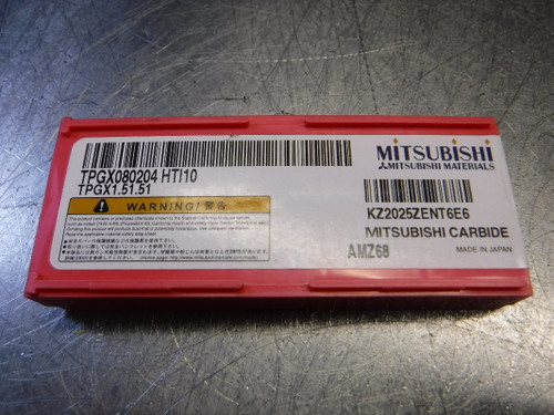 Mitsubishi Carbide Inserts QTY10 TPGX080204 HTI10 (LOC1693A)