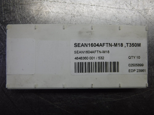 SECO Carbide Inserts QTY10 SEAN1604AFTN-M18 T350M (LOC1883A)