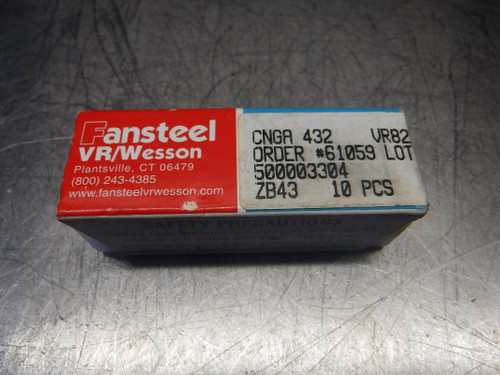 Fansteel Carbide Inserts QTY10 CNGA 432 VR822 (LOC791)