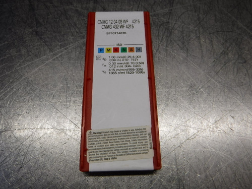 Sandvik Carbide Inserts QTY10 CNMG12 04 08-WF / CNMG432-WF 4215 (LOC2093A)