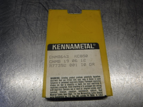 Kennametal Carbide Inserts QTY5 CNMG643 / CNMG190612 KC850 (LOC2731B)