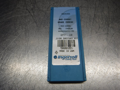Ingersoll Carbide Inserts QTY10 MKE22R001 IN5530 (LOC2281)