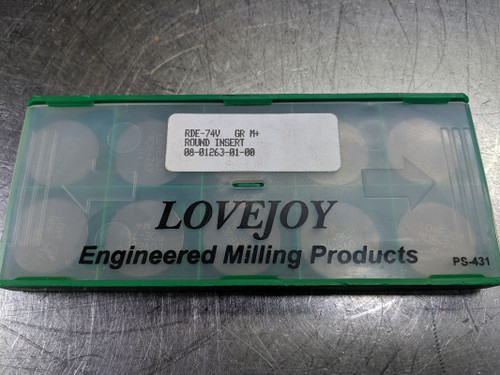 Lovejoy Carbide Inserts QTY10 RDE 74V GR M+ (LOC2979B)