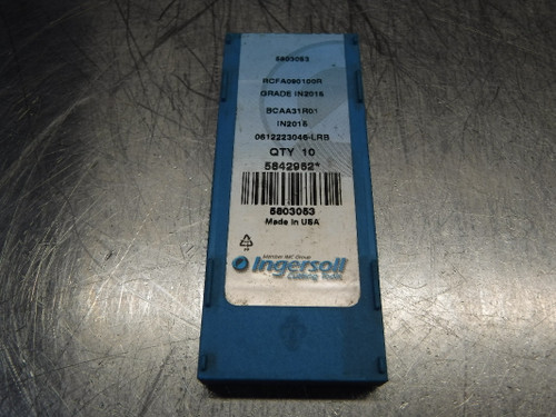 Ingersoll Carbide Inserts QTY10 RCFA090100R IN2015 (LOC1007B)