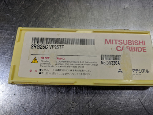 Mitsubishi Carbide Inserts QTY10 SRG25C VP15TF (LOC2963B)