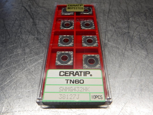 Kyocera Ceratip Cermet Inserts QTY10 SNMG432HK TN60 (LOC2049B)