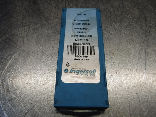 Ingersoll Carbide Inserts QTY10 BDE223R001 IN6530 (LOC1008A)