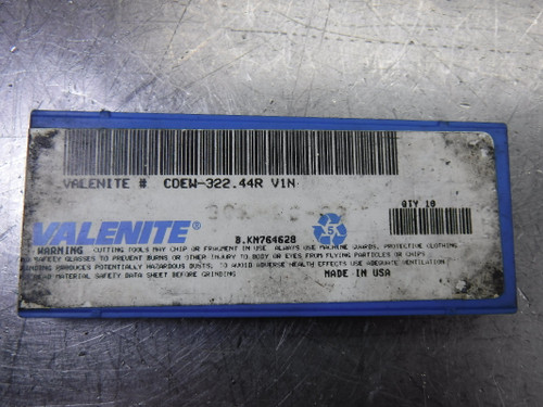 Valenite Carbide Inserts QTY10 CDEW322.44R V1N (LOC1877)