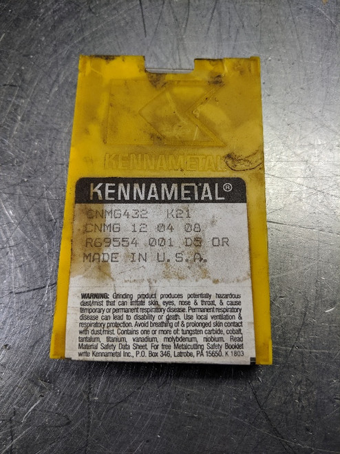 Kennametal Carbide Inserts QTY10 CNMG 432 / CNMG 120408 K21 (LOC2986B)