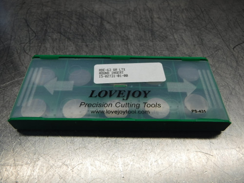 Lovejoy Carbide Inserts QTY10 RDE-63 GR LTX (LOC1182B)
