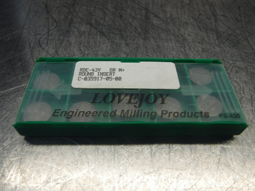 Lovejoy Carbide Inserts QTY10 RDE43V GR M+ (LOC1134A)