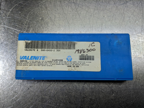 Valenite Carbide Inserts QTY10 SNM 64SS 2 35M (LOC1148D)