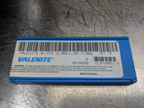 Valenite Carbide Inserts QTY10 VIPV 3.00E1.50 VC902 (LOC893B)