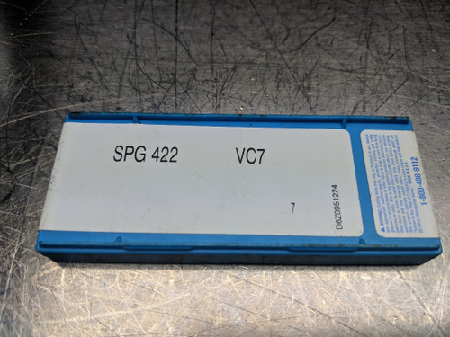 Valenite Carbide Inserts QTY10 SPG-422 VC7 (LOC895)