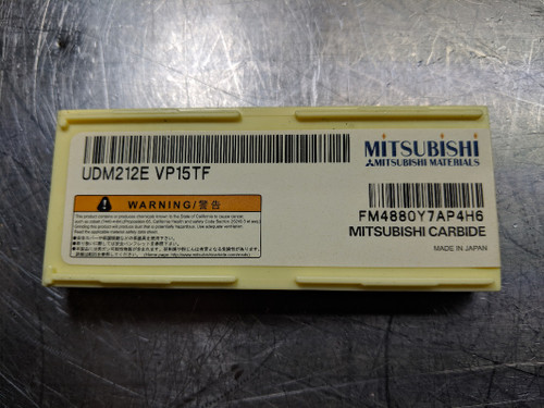 Mitsubishi Carbide Inserts QTY10 UDM212E VP15TF (LOC80)