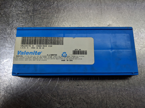 Valenite Carbide Inserts QTY10 CNGA 543 V1N (LOC1139B)