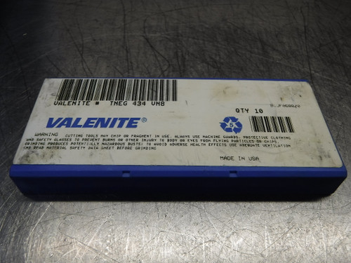 Valenite Carbide Inserts QTY10 TNEG 434 VN8 (LOC374)